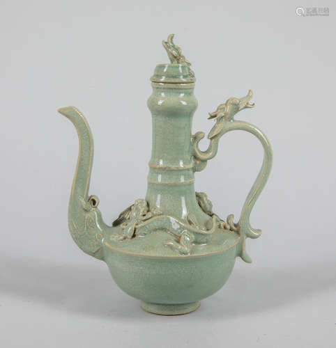 Korean Old Porcelain Dragon Pot