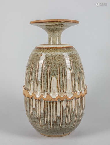 Important Korean Flambe Glazed Porcelain Vase