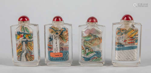 Chinese Export Inside Painted Snuff Bottles