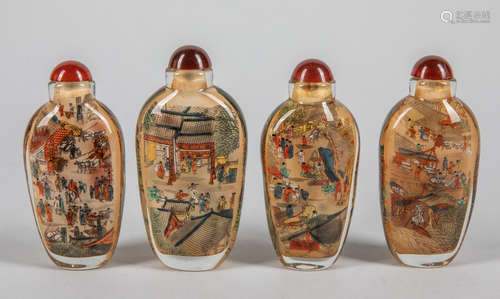 Chinese Export Inside Painted Snuff Bottles