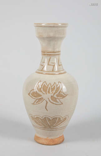 Korean Old Carved Porcelain Vase