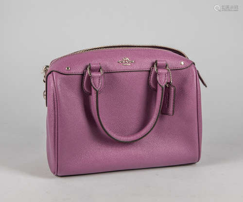 COACH Bennet Mini Satchel Cross Grain