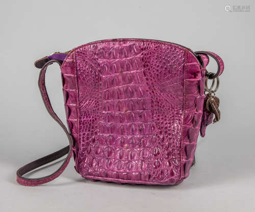 Collectible Crocodile Skin Like Handbag