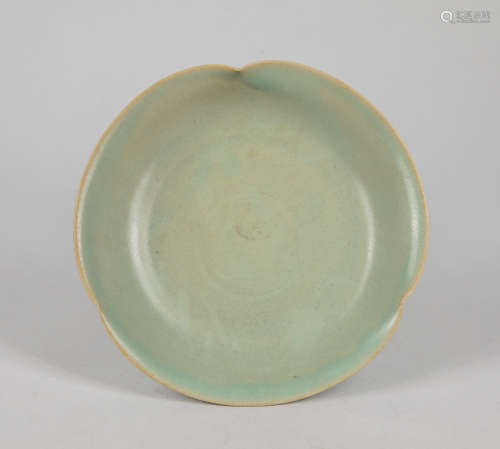 Asian Celadon Glazed Shipwreck Porcelain Plate