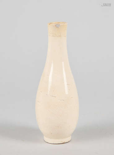 Korean White Glazed Cabinet Vase