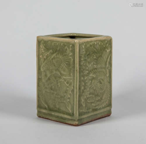 Chinese Old Longquan Porcelain Brush Pot