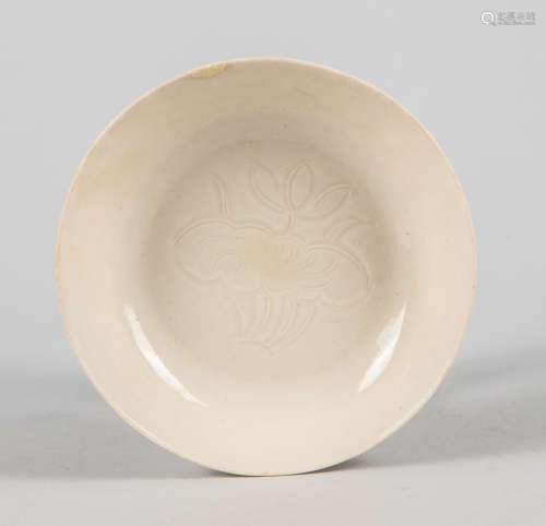 Chinese Ding Type Porcelain Plate
