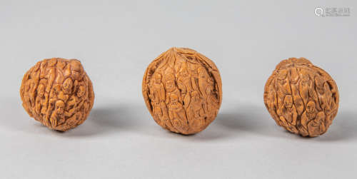 Collectible Chinese Carved Nuts