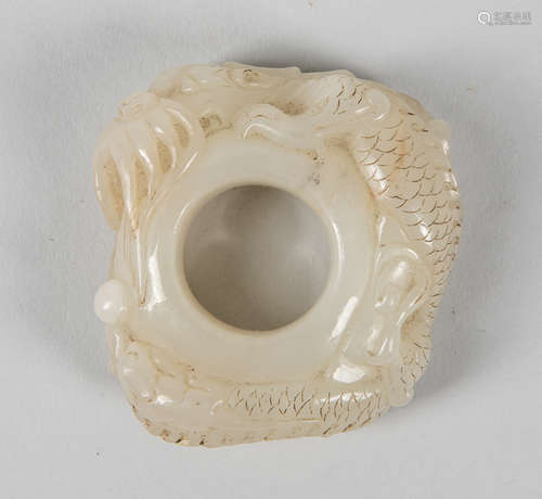 Chinese White Jade Carving