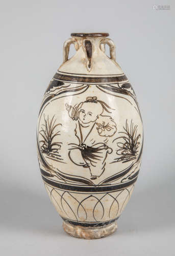 Chinese Cizhou Type Porcelain Vase