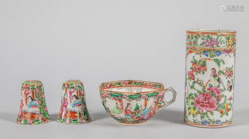 Group of Chinese Export Porcelain Wares