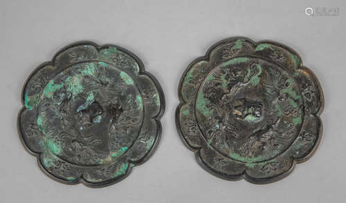 Pairs of Chinese Bronze Mirrors