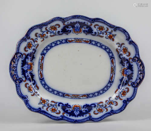 Large Japanese Export Porcelain Tray