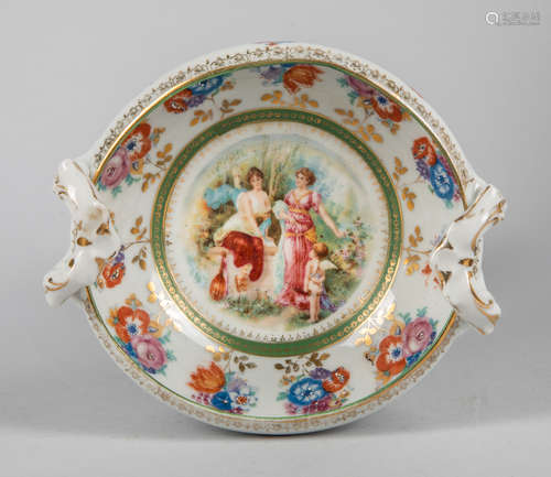 French Type Porcelain Central Piece