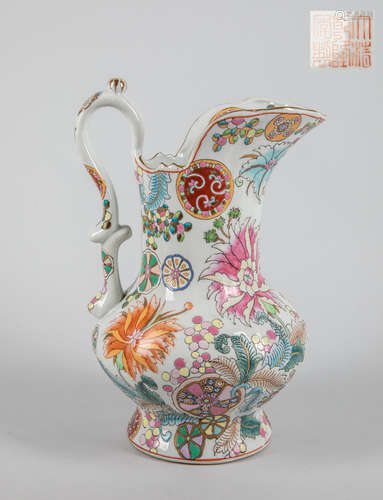 Chinese Export Famille Rose Porcelain Vase