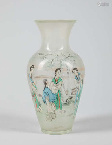 Chinese Inside Painted Vase