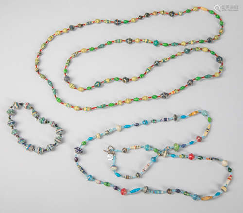 Set of Ugandan “Bead For Life” Jewelries