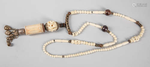 Chinese Designed Carved Necklace