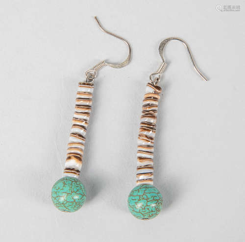 Navajo Authentic Shell Earring