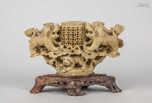 Chinese Export Stone Carving