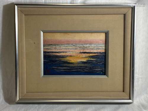 Japanese Mixed Media Painting - Signed