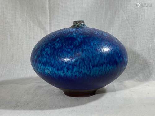 Japanese Modern Design Studio Porcelain Vase with a