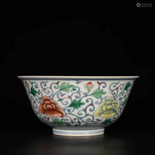 Kangxi of Qing Dynasty            Color bowl