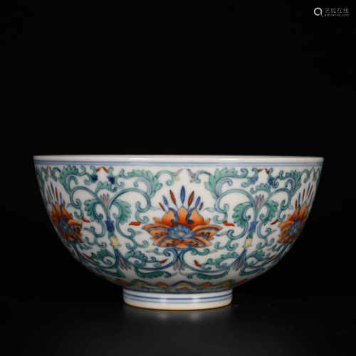 Yongzheng of Qing Dynasty            Color bowl