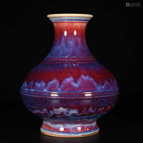 Yongzheng of Qing Dynasty            Glazed bottle