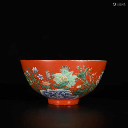 Yongzheng of Qing Dynasty            Pastel bowl