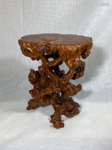 Chinese Boxwood Stand of Rootwood Shape
