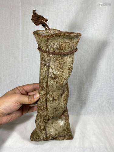 Japanese Studio Pottery Wall Vase