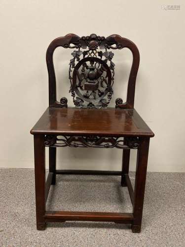 Chinese Rosewood Chair