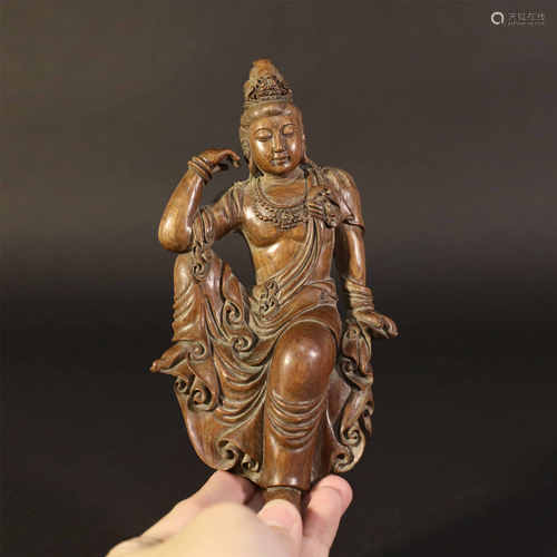 Huanghua pear Guanyin ornament