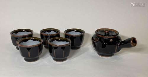 Japanese Studio Porcelain Teapot set