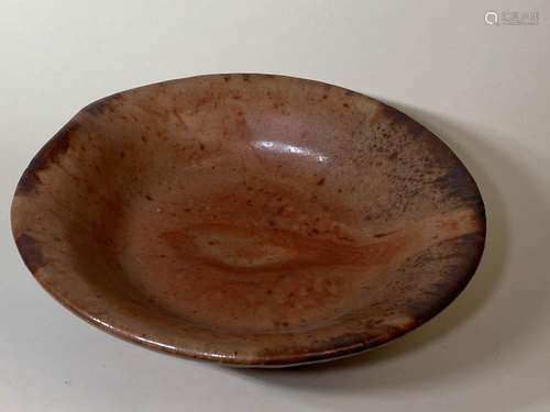 Japanese Studio Pottery Salmon Glazed Bowl