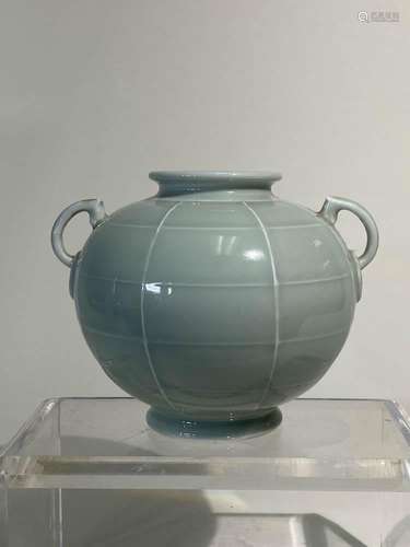 Chinese Celadon Porcelain with Two Handle - Doukuang