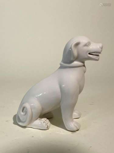 Japanese Hirado Porcelain Dog