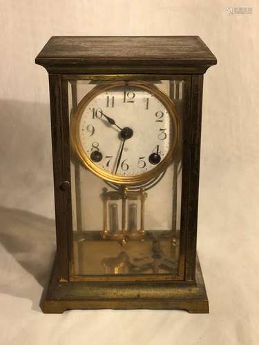 Ansonia Bronze Cased Clock