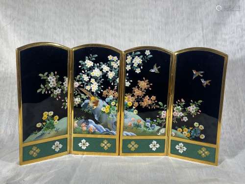 Japanese Cloisonne Sceen - Inaba Company