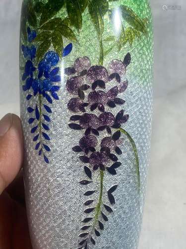 Japanese Gimbari Cloisonne Vase