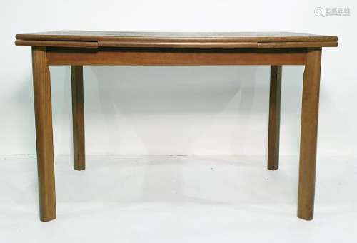 20th century extending dining table and one further table (2)