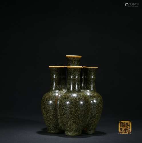 Qing dynasty Lujun glaze Six-Hole bottle