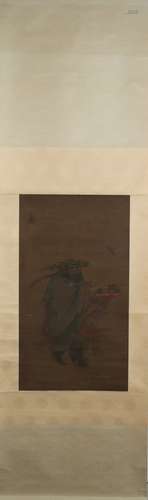 Ming dynasty Wu wei's figure painting