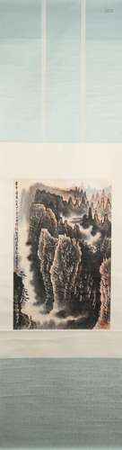 The modern times Li keran's landscape painting