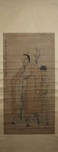 Ming dynasty Chen hongshou's figure painting