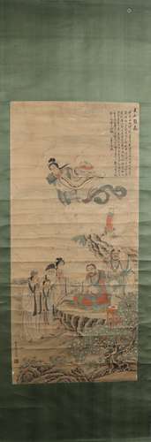 Ming dynasty Ding yunpeng's figure painting