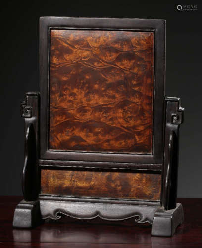 A SUANZHI WOOD WITH BURL SCREEN