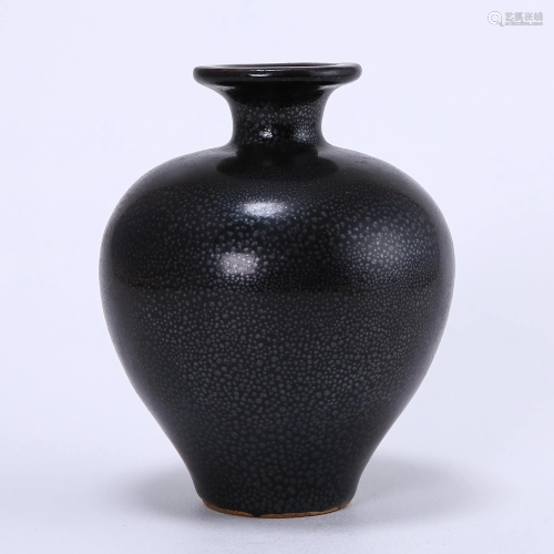 Shanxi Huairen Kiln Black Glazed Silver Oil Dripping