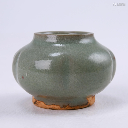 Jun kiln celadon-glazed watermelon bowl